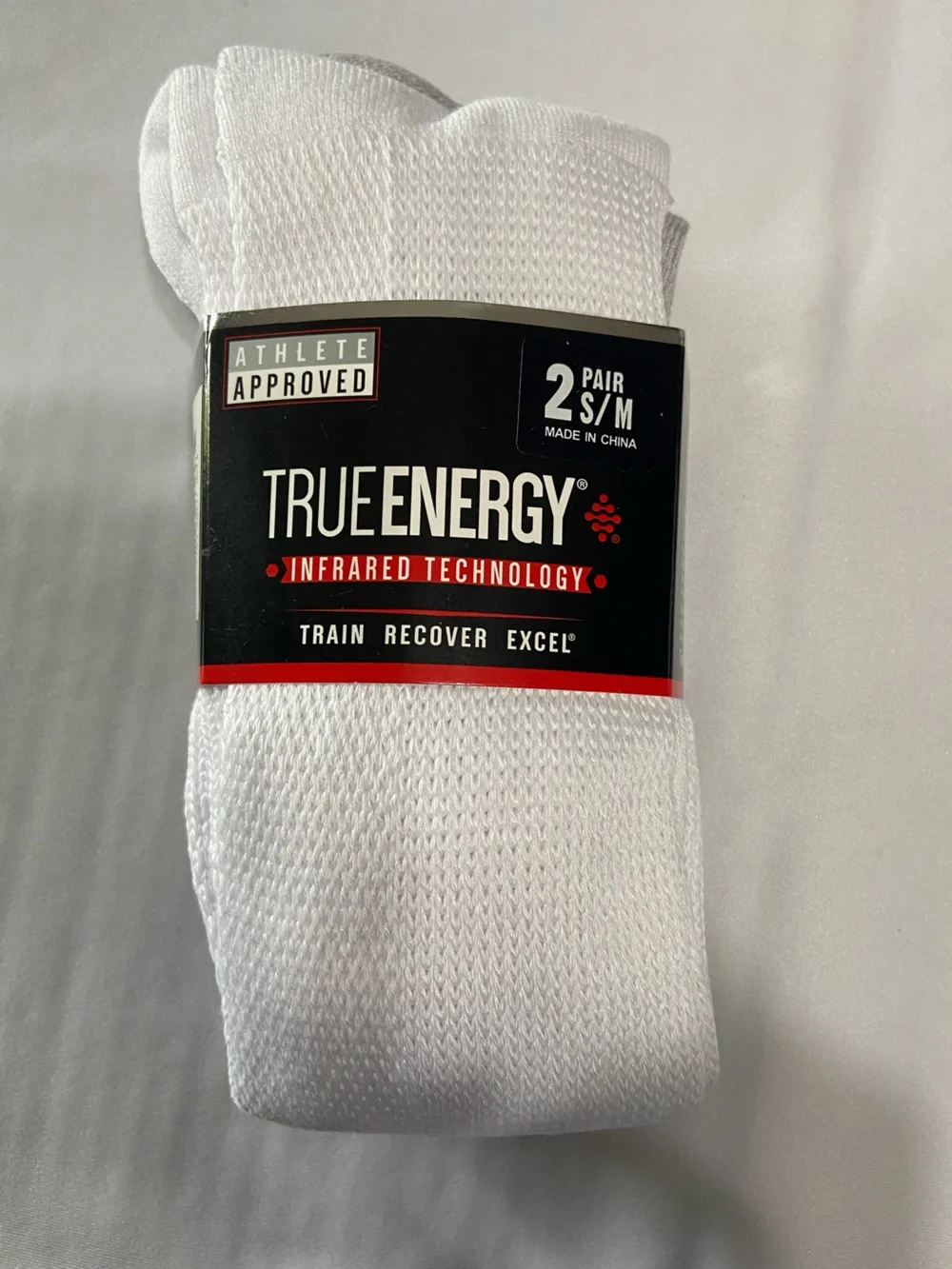TrueEnergy Infrared Technology Wide Over The Calf Socks Small/Medium 2 Pair NEW